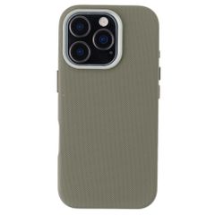 Accezz Mesh Backcover met MagSafe Apple iPhone 16 Pro - Donkergrijs