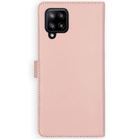 Selencia Echt Leren Bookcase Samsung Galaxy A42 - Dusty Pink