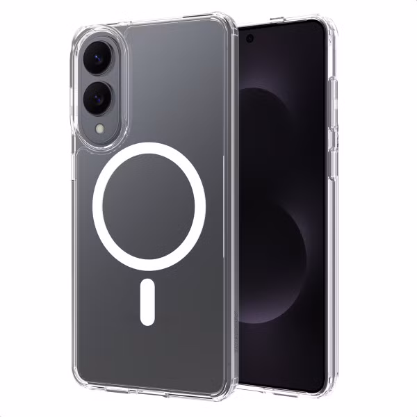 Accezz Xtreme Impact Backcover met MagSafe Samsung Galaxy S25 Edge - Transparant
