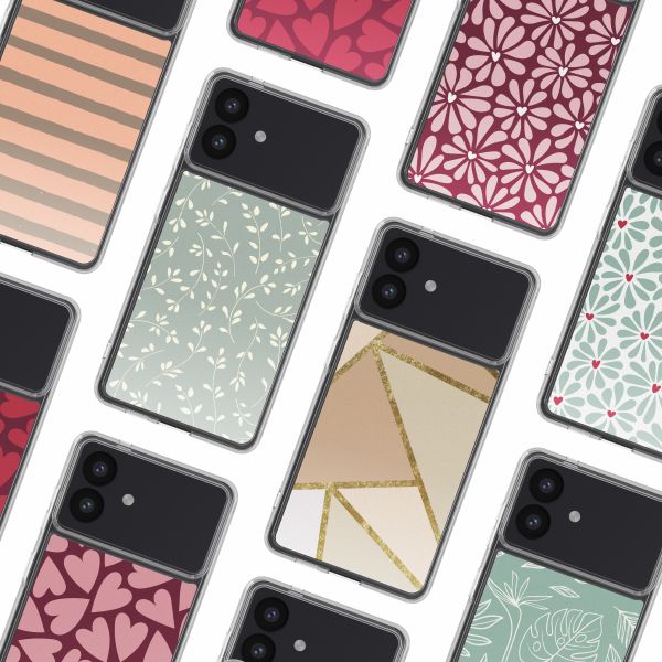 imoshion Design hoesje Samsung Galaxy S26 Plus - Smoke Green Flowers