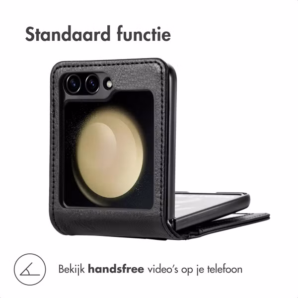 imoshion Luxe Bookcase Samsung Galaxy Z Flip 7 FE - Zwart