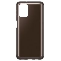 Samsung Originele Silicone Clear Cover Galaxy A12 - Zwart