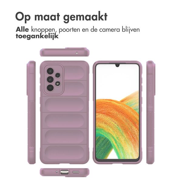 imoshion EasyGrip Backcover Samsung Galaxy A33 - Paars