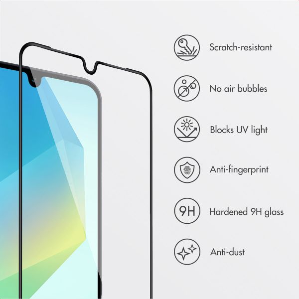 Accezz Tempered Glass Screen Protector + Applicator Samsung Galaxy A18 / A17 / A16
