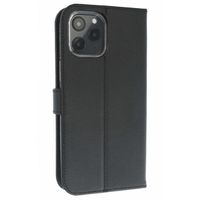 Valenta Leather Bookcase iPhone 12 Mini - Zwart