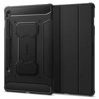 Spigen Rugged Armor Pro Bookcase Samsung Galaxy Tab S9 FE - Black