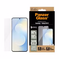 PanzerGlass Ultra-Wide Fit Anti-Bacterial Screenprotector incl. applicator Samsung Galaxy S25 FE