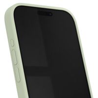 iDeal of Sweden Silicone Case met MagSafe Apple iPhone 15 Pro - Sage Green