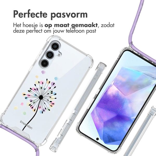 imoshion Design hoesje met koord Samsung Galaxy A55 - Sandstone Dandelion
