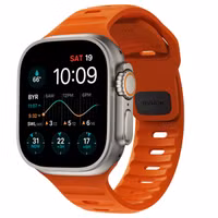 Nomad Sport band FKM Apple Watch Series 1 t/m 10 / SE / Ultra (2) (44/45/46/49 mm) - Oranje