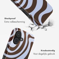 Selencia Vivid Backcover met MagSafe Apple iPhone 16 - Dream Swirl Chocolate