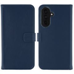 Selencia Genuine Leather Book Case Samsung Galaxy A37 (5G) - Dark Blue