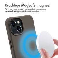 imoshion Color Backcover met afneembaar koord MagSafe iPhone 15 - Black Coffee