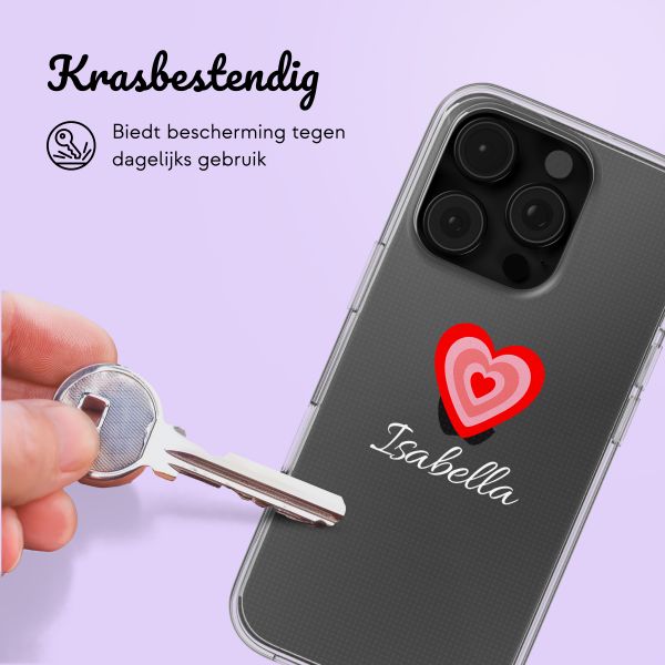 Hoesje met eigen foto en/of tekst Apple iPhone 16 Pro - Hartje