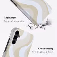 Selencia Vivid Backcover Samsung Galaxy A34 (5G) - Desert Waves Beige