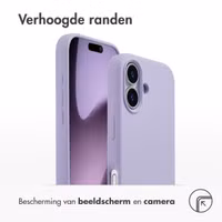 Accezz Liquid Silicone Backcover met MagSafe Apple iPhone 17 - Paars