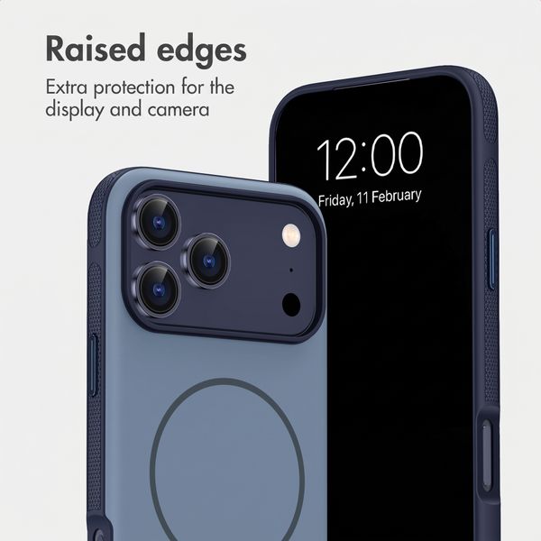 imoshion Color Backcover with Thin MagSafe Ring Apple iPhone 18 Pro Max / 17 Pro Max - Dark Blue