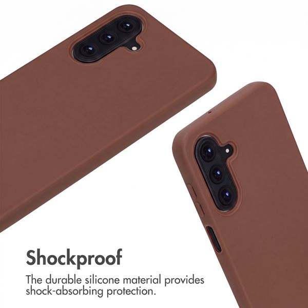 imoshion Silicone Case with Strap Samsung Galaxy A37 (5G) - Brown