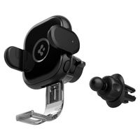 Spigen OneTap Telefoonhouder – Ventilatierooster – Draadloos opladen – Universeel – Zwart