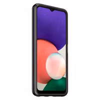 Samsung Originele Silicone Clear Cover Galaxy A22 (5G) - Zwart