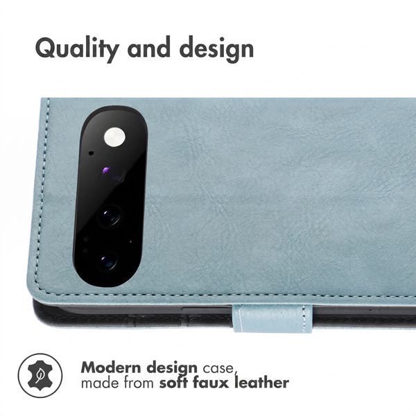 imoshion Luxury Wallet Case Google Pixel 11 / 11 Pro - Light Blue