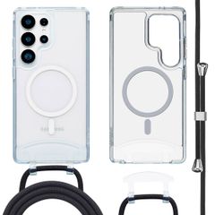 imoshion MagSafe Backcover met afneembaar koord Samsung Galaxy S24 Ultra / S25 Ultra - Transparant