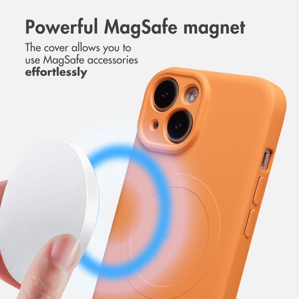 imoshion Colour Back Cover with MagSafe Apple iPhone 15 - Orange