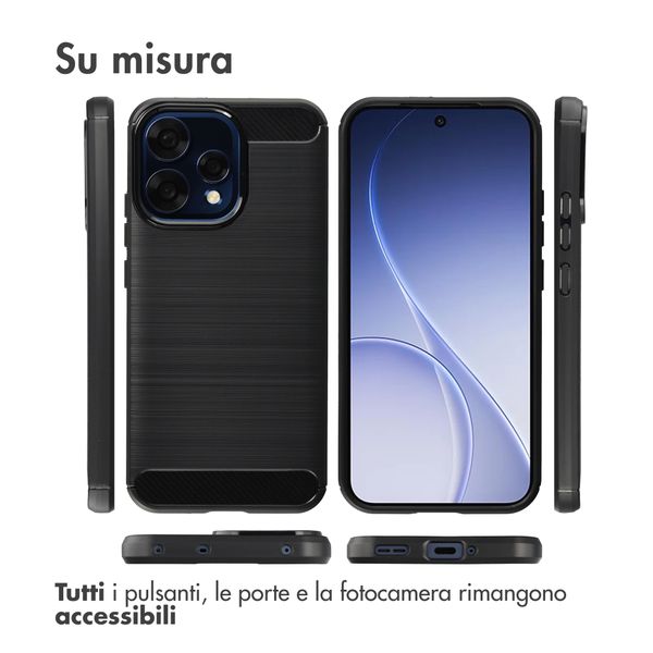 imoshion Brushed Backcover Oppo Reno15 F (5G) - Zwart