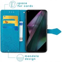imoshion Mandala Bookcase OnePlus 10 Pro - Turquoise