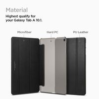 Spigen Smart Fold Bookcase Samsung Galaxy Tab A 10.1 (2019) - Zwart