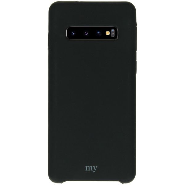 My Jewellery Silicone Backcover Samsung Galaxy S10 - Zwart