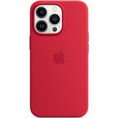 Apple Silicone Backcover MagSafe Apple iPhone 13 Pro - Rood