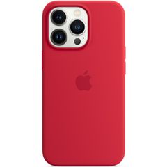 Apple Silicone Backcover MagSafe iPhone 13 Pro - Rood