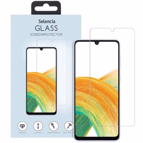 Selencia Gehard Glas Screenprotector Samsung Galaxy A34 (5G)