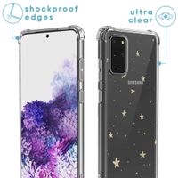 imoshion Design hoesje met koord Samsung Galaxy S20 Plus - Sterren - Goud