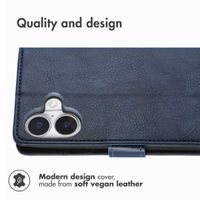 imoshion Luxury Bookcase Apple iPhone 16 Plus - Dark Blue