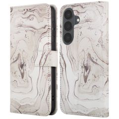 imoshion Design Bookcase Samsung Galaxy S26 - Sandy Marble