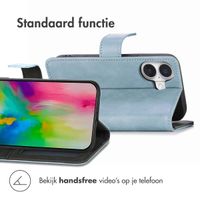 imoshion Luxe Bookcase Apple iPhone 16 - Lichtblauw