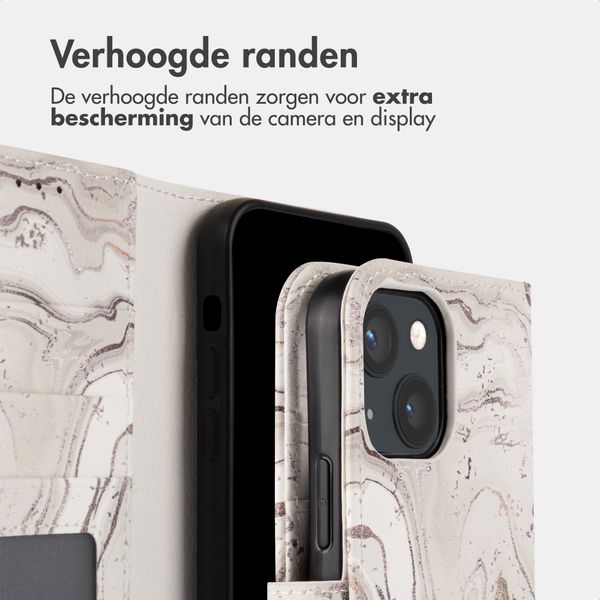 imoshion Design Bookcase Apple iPhone 13 - Sandy Marble