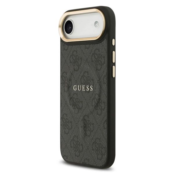 Guess Classic 4G Logo Backcover met MagSafe Apple iPhone Air - Zwart