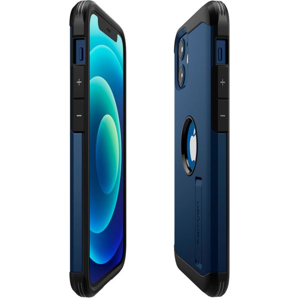 Spigen Tough Armor Backcover iPhone 12 Mini - Donkerblauw