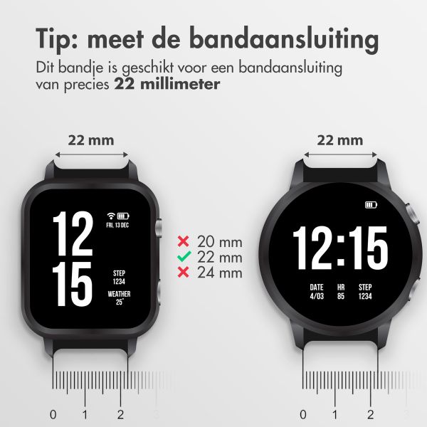 imoshion QuickFit® Siliconen bandje Garmin Watch | 22 mm aansluiting - Oranje