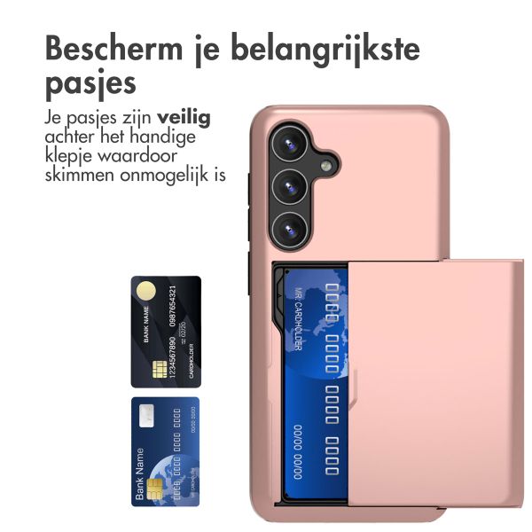 imoshion Backcover met pasjeshouder Samsung Galaxy S24 - Rosé Goud