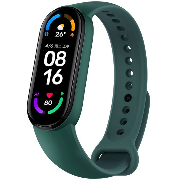 imoshion Siliconen bandje Xiaomi Mi Band 5 / 6 - Donkergroen