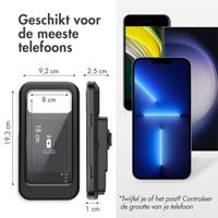 imoshion Telefoonhouder fiets met powerbank - spatwaterdicht - 5000 mAh - Zwart