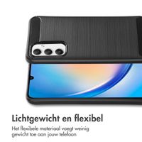 imoshion Brushed Backcover Samsung Galaxy A34 (5G) - Zwart