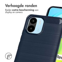 imoshion Brushed Backcover Xiaomi Redmi A1 / A2 - Donkerblauw