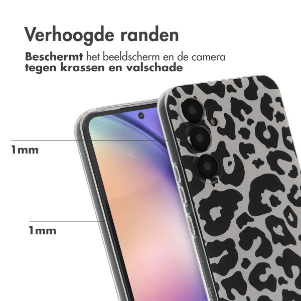 imoshion Design hoesje Samsung Galaxy A54 (5G) - Leopard Transparent