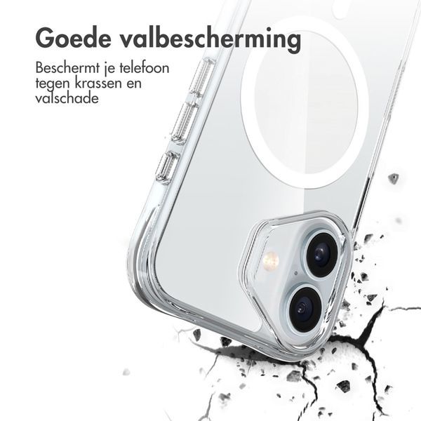 imoshion Rugged Air MagSafe Case Apple iPhone 16 Plus - Transparant