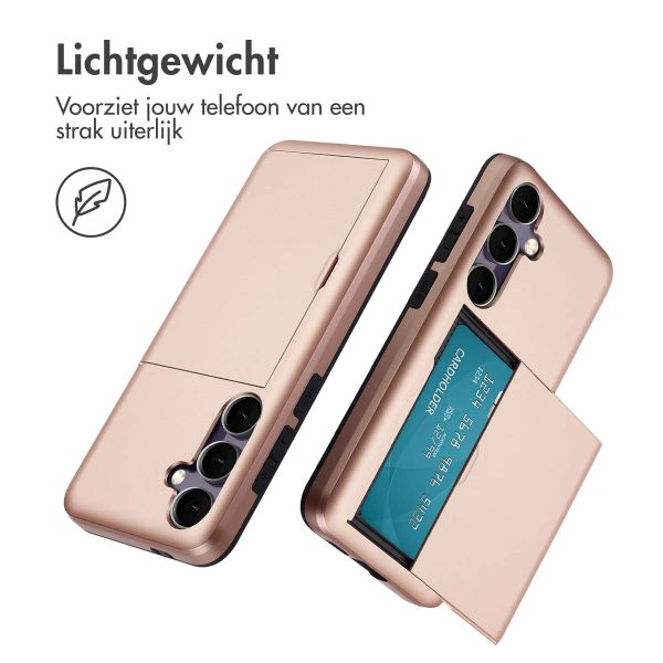 imoshion Backcover met pasjeshouder Samsung Galaxy S24 FE - Rosé Goud